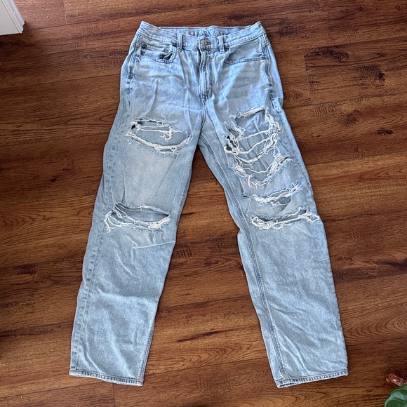American Eagle Outfitters Denim - American Eagle Outfitters Light Blue Baggy Jeans